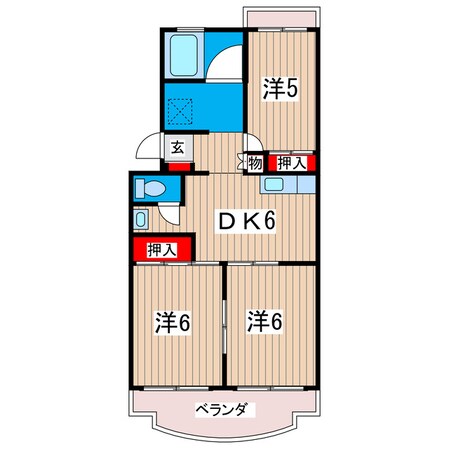 サクラヒルの物件間取画像